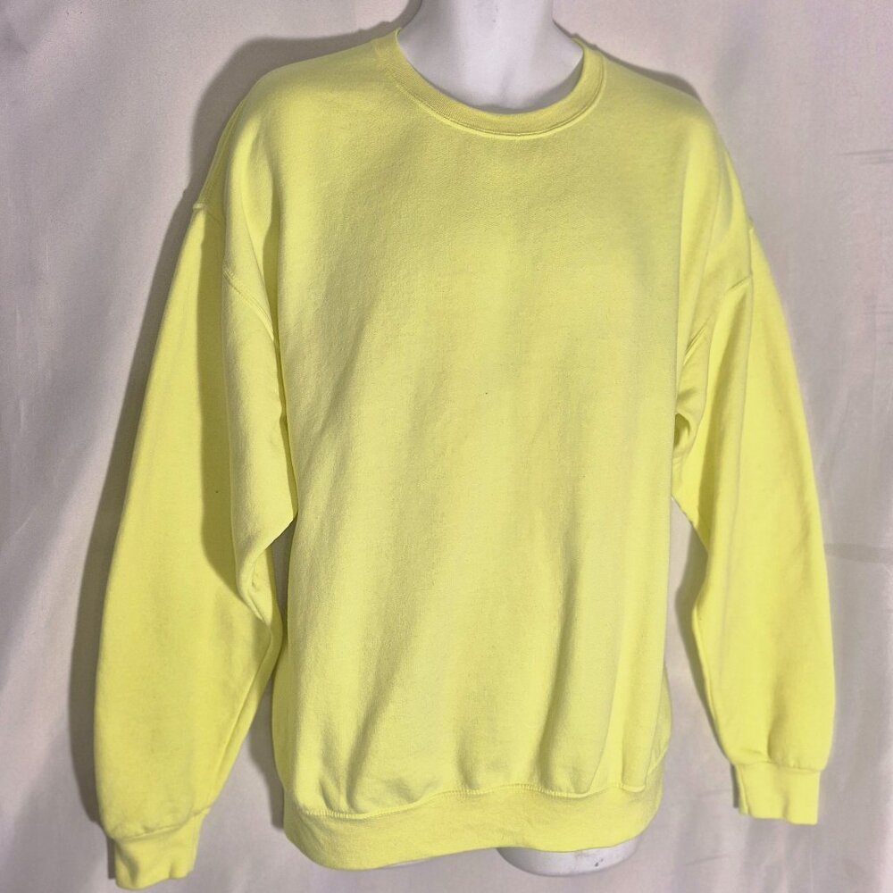 Fruit of the Loom sweatshirt, Lime green in size XL